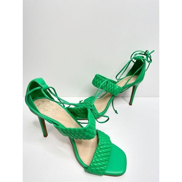 Vince Camuto Sandals Womens Size 9 Green Antilique Strappy Heels - Picture 5 of 9